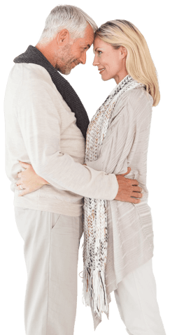 Transparent Senior Couple Embracing with Love and Affection - Download Free Stock Videos Pikwizard.com