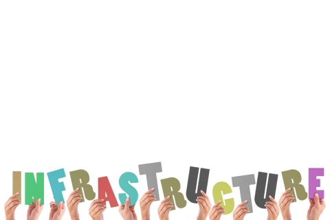 hands holding infrastructure text on transparent background - Download Free Stock Videos Pikwizard.com