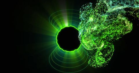 dynamic green glowing shapes creating vibrant visual - Download Free Stock Images Pikwizard.com