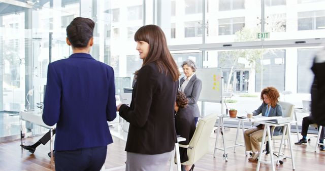 Collaborative Business Meeting in Modern Office with Diverse Team - Download Free Stock Images Pikwizard.com