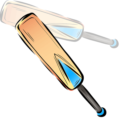 Flat design colorful clubs on transparent background