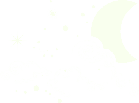 Sketchy Moon and Clouds with Starry Swirls on Transparent Background - Download Free Stock Videos Pikwizard.com