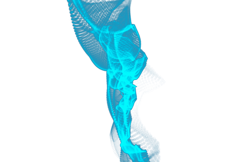 glowing blue shapes with transparent background for dynamic design - Download Free Stock Videos Pikwizard.com