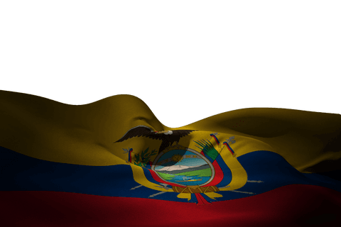 ecuador flag waving with transparent background - Download Free Stock Videos Pikwizard.com
