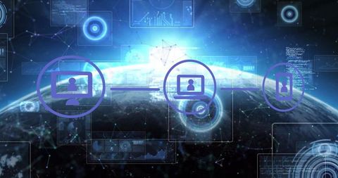 Futuristic Digital Networking in Space with Holographic Interface