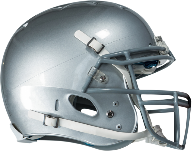 Silver American Football Helmet Transparent Background Sports Equipment - Download Free Stock Videos Pikwizard.com