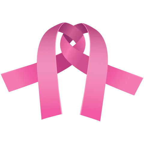 transparent twin pink ribbons for cancer awareness - Download Free Stock Videos Pikwizard.com