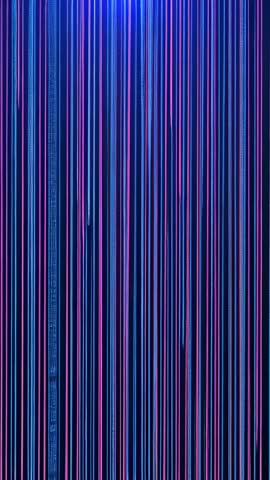 Vertical neon light streaks falling like shimmering rain, creating futuristic digital motion