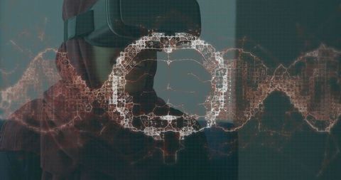 Medical data analysis with vr and brain interface