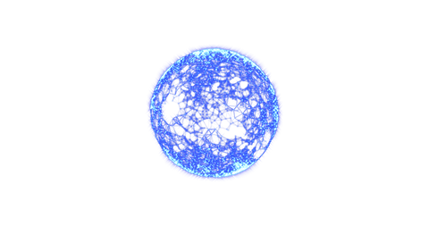 glowing blue globe illustration on transparent background - Download Free Stock Videos Pikwizard.com