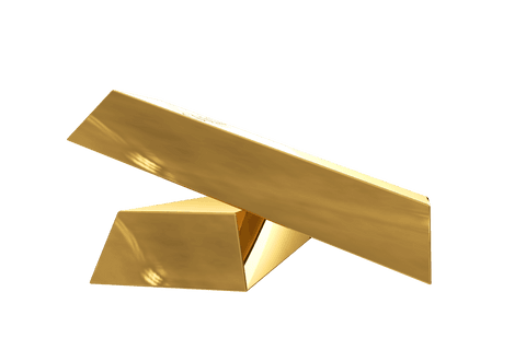 Transparent gold bars stock illustration luxury finance theme