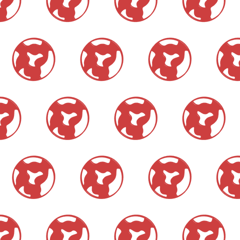 Red Globe Pattern with Transparent Background Vector Illustration - Download Free Stock Videos Pikwizard.com