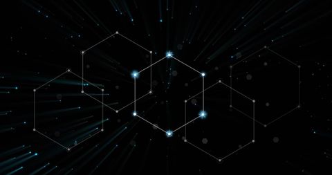 Futuristic Network Grid on Dimensional Digital Background - Download Free Stock Images Pikwizard.com