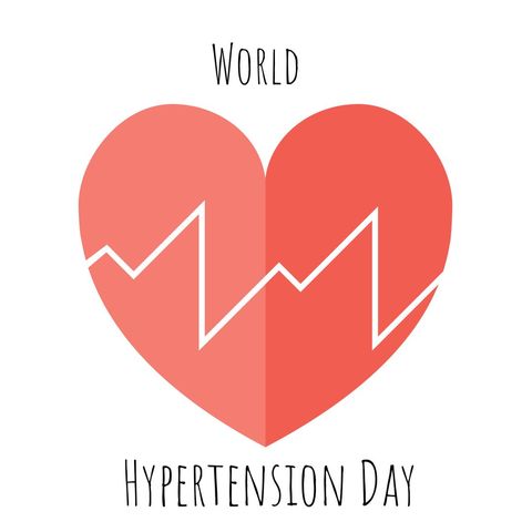 World Hypertension Day Heartbeat Illustration - Download Free Stock Templates Pikwizard.com