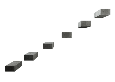 floating concrete stairs on transparent background for modern design - Download Free Stock Videos Pikwizard.com
