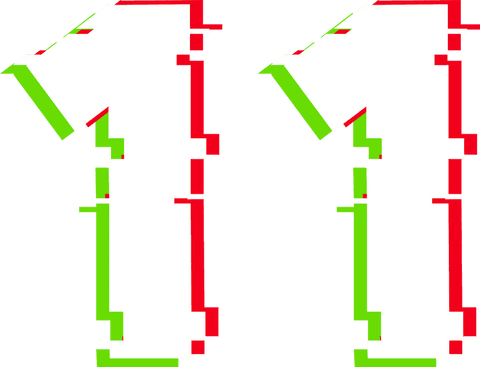 glitching neon digital numeral ones floating on transparent background - Download Free Stock Videos Pikwizard.com