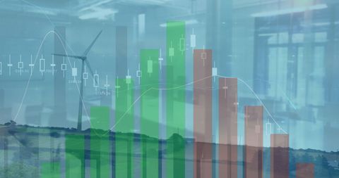Renewable Energy Business Growth Concept with Financial Charts - Download Free Stock Images Pikwizard.com
