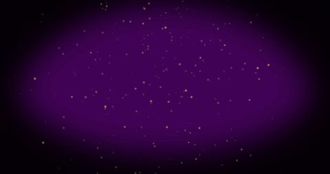 Golden Dust on Mystic Purple Background