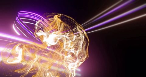 Abstract Colorful Digital Conceptual Art Design