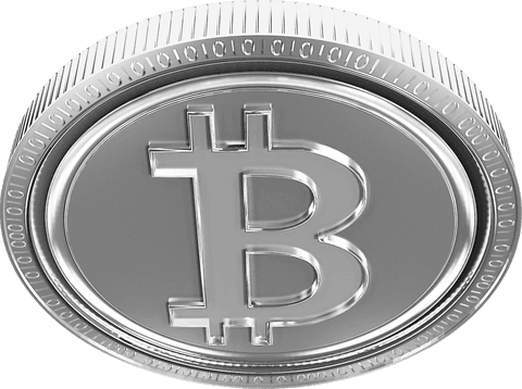 silver bitcoin coin rendering on transparent background - Download Free Stock Videos Pikwizard.com