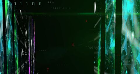 Digital Data Processing Abstract Binary Code - Download Free Stock Images Pikwizard.com