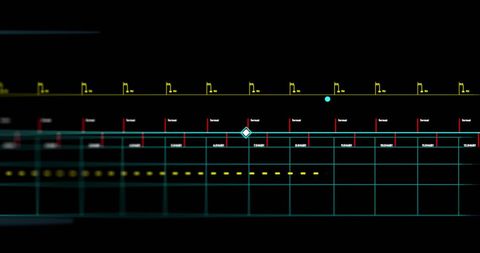 Abstract Financial Data Processing on Black Background - Download Free Stock Images Pikwizard.com