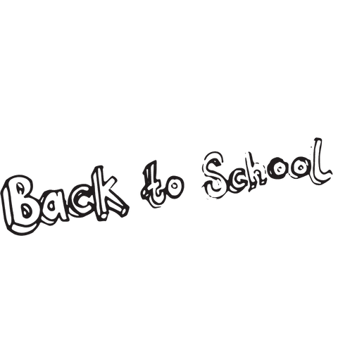 transparent vector illustration of back to school text - Download Free Stock Videos Pikwizard.com