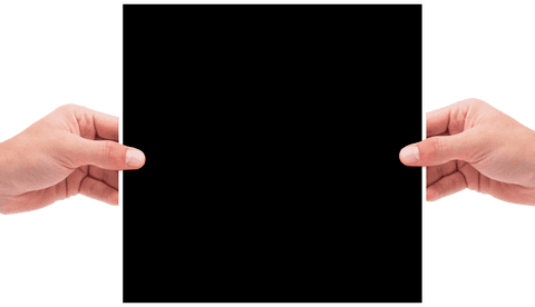 Hands Holding Blank Card Photo Frame on Transparent Background - Download Free Stock Videos Pikwizard.com