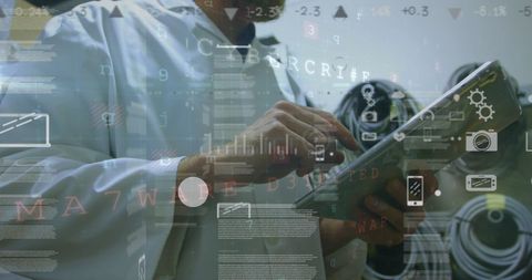 Engineer Analyzing Data on Tablet in Industrial Environment - Download Free Stock Images Pikwizard.com