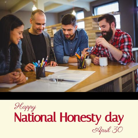 Business Team Celebrating National Honesty Day in Office - Download Free Stock Templates Pikwizard.com