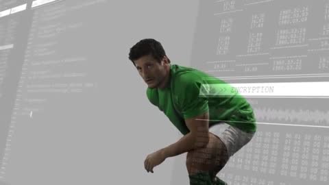 Athlete in Tech-Infused World Focusing on Cybersecurity Strategy