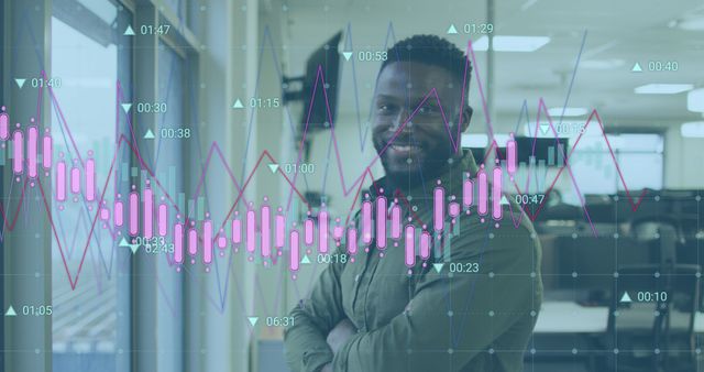 Confident Businessman Analyzing Statistical Data and Graphs in Modern Office - Download Free Stock Images Pikwizard.com