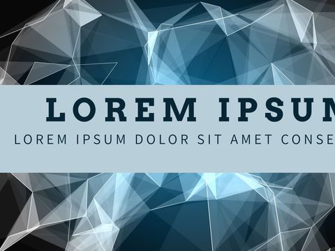 Modern Geometric Design with Centralized Text Banner - Download Free Stock Templates Pikwizard.com