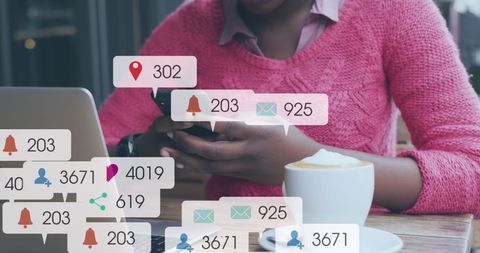 Social media engagement with notifications