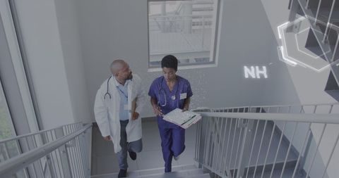Medical Professionals Analyzing Digital Data in Modern Hospital Setting - Download Free Stock Images Pikwizard.com