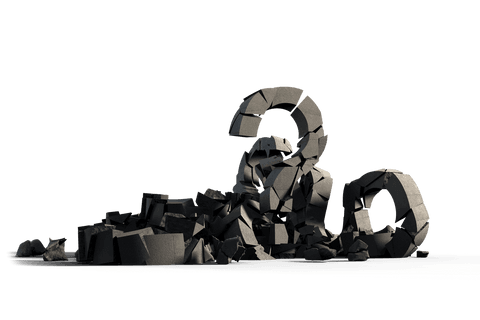 transparent crumbling rock numbers 3d illustration - Download Free Stock Videos Pikwizard.com