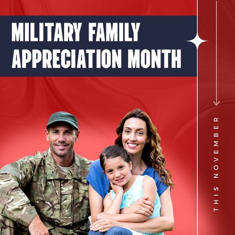 military family appreciation month celebrating unity and sacrifice - Download Free Stock Templates Pikwizard.com