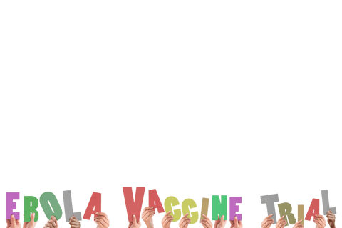 hands holding colorful transparent letters for ebola vaccine trial - Download Free Stock Videos Pikwizard.com