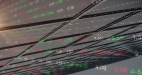 Dynamic Stock Market Visualization with Light Trails