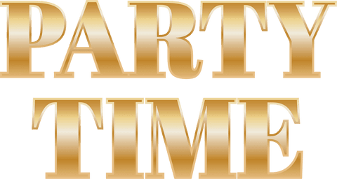 party time golden text on transparent background - Download Free Stock Videos Pikwizard.com
