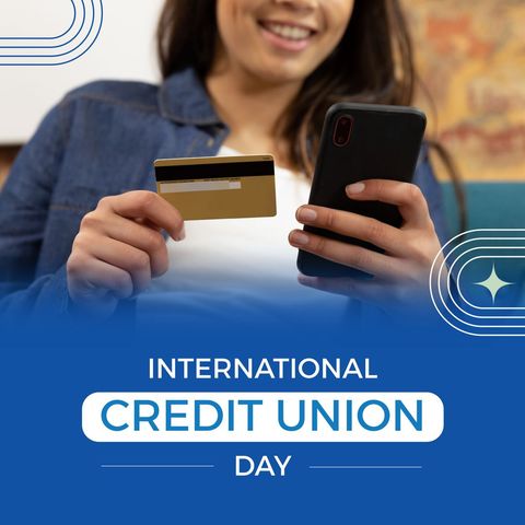 celebrating international credit union day with modern banking - Download Free Stock Templates Pikwizard.com