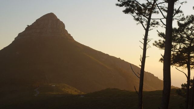 Time-lapse of beautiful mountain at countryside. 4k