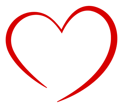 minimalist red heart icon on transparent background graphic - Download Free Stock Videos Pikwizard.com