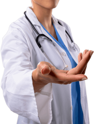 transparent doctor extending hand gesture with stethoscope - Download Free Stock Videos Pikwizard.com