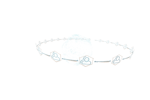transparent globe with people icons linking in teamwork circle - Download Free Stock Videos Pikwizard.com