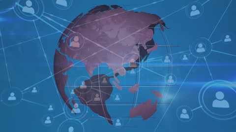 Global Network Connectivity with Rotating Digital Globe