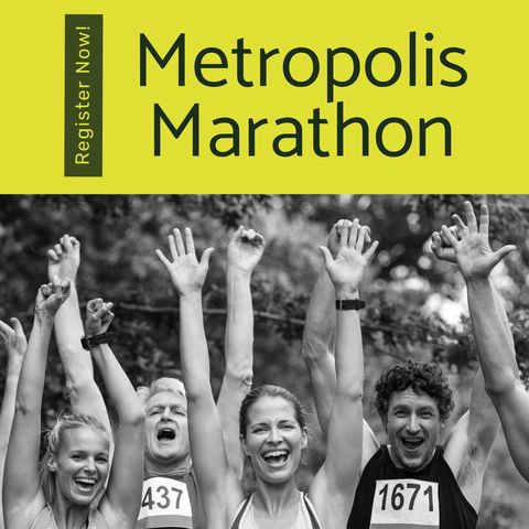 Joyous Marathon Runners Celebrating Achievement in Community Event