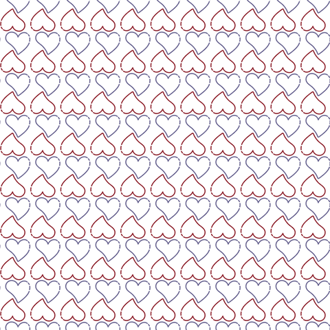 transparent pattern of red and blue hearts for valentine's day celebration - Download Free Stock Videos Pikwizard.com