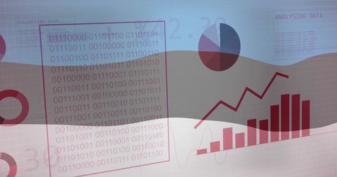 Digital Analytics with Binary Code Over Estonia Flag - Download Free Stock Images Pikwizard.com