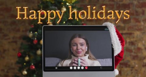 Digital Holiday Greetings with Christmas Themes - Download Free Stock Images Pikwizard.com